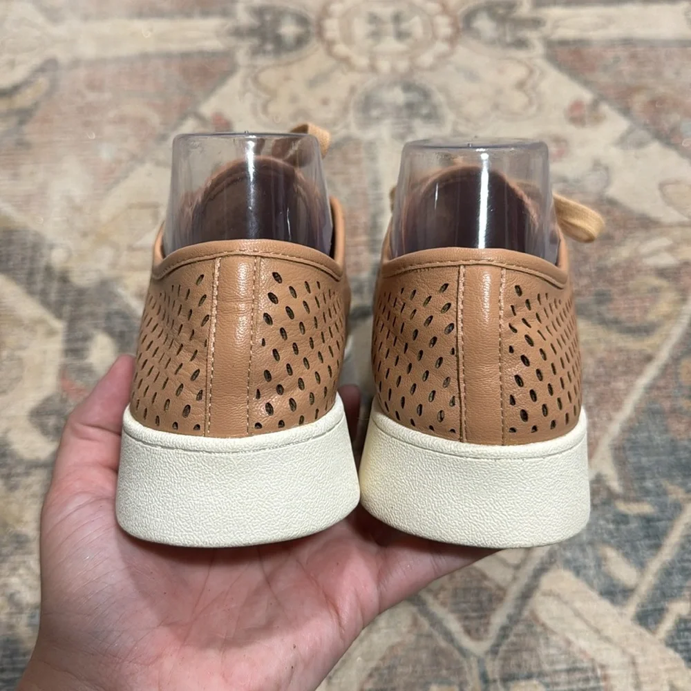 Mi.iM Tan Perforated Lace-Up Sneakers women’s 8.5